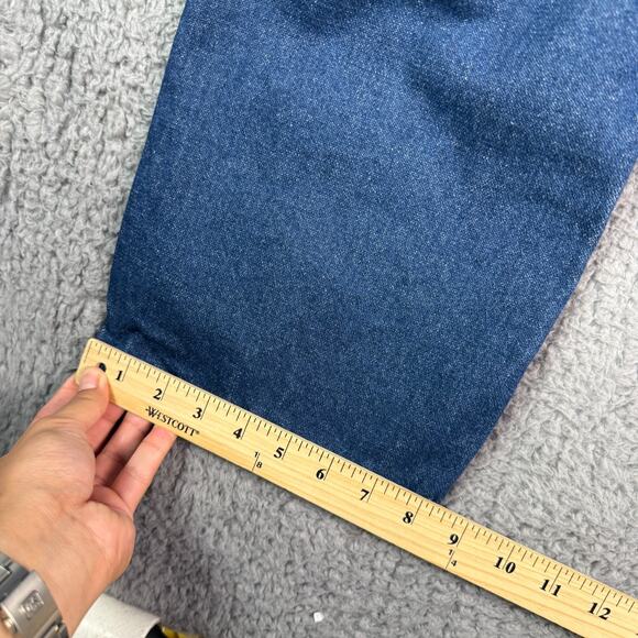 Vintage Wrangler Jeans Mens 35x30 Blue Cowboy Cut Western Denim Work 936 - Picture 8 of 10